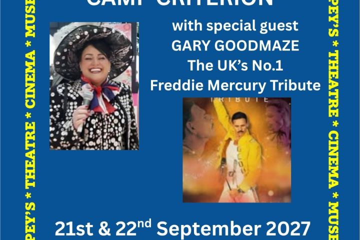 Event poster for Camp Criterion with special guest Gary Goodmaze, 21-22 Sept 2027.